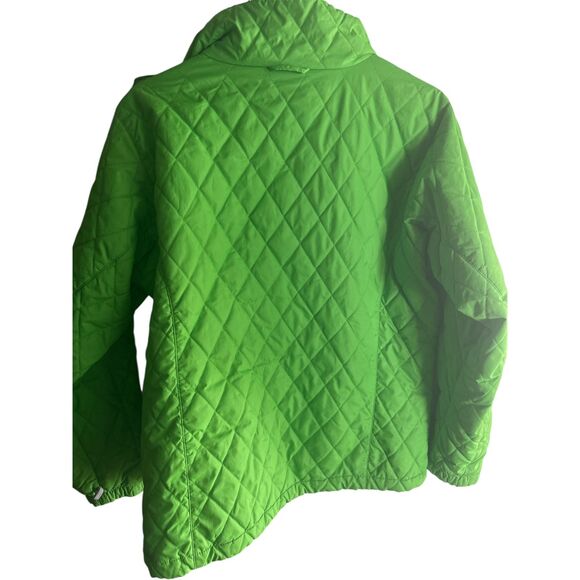 Columbia Jacket Women L Green zio Quilted Hiking - Picture 4 of 6